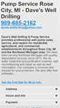 Mobile Screenshot of daveswelldrilling.com