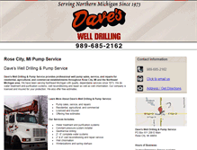 Tablet Screenshot of daveswelldrilling.com